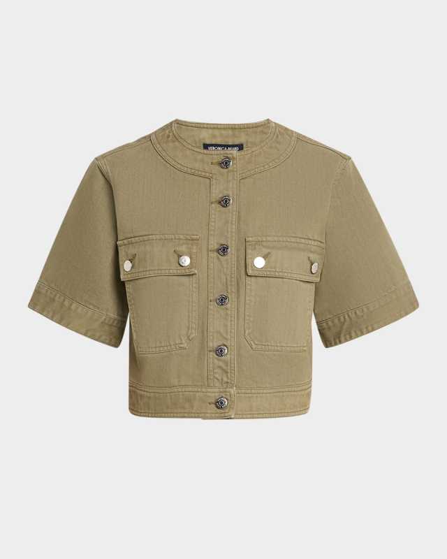 Elias Short-Sleeve Denim Jacket